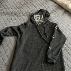 Sweatshirt mini hooded dress